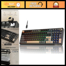 96% Wired Mechanical Gaming Keyboard - RGB Backlit, Gasket Mount, Hot Swappable, picture