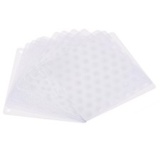12pcs 120mm Computer Fan Filter Grills PVC Mesh Dustproof Case Cover White picture