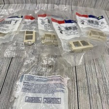 Leviton - 41291-2QI -  2 Port Quickport Module - Ivory  Lot Of 6 NIP picture