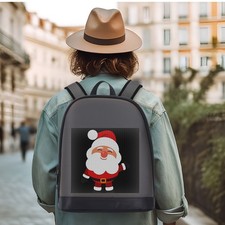 LED Backpack Programming Full Color Display Screen LED Display Travel Backp EBNV picture