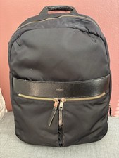 KNOMO London Beauchamp Black Laptop Backpack Rucksack Travel Bag READ picture