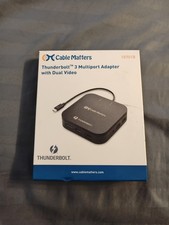 Cable Matters Intel Certified Thunderbolt™ 3 Multiport Adapter with Dual Video picture