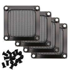 60mm Computer Fan Filter Grills, Black Color, 4 Pack picture