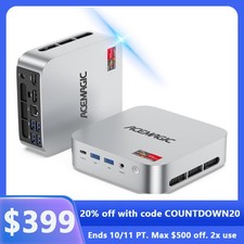 ACEMAGIC Gaming Mini PC Windows 11 Pro AMD Ryzen 7 7735HS 16 GB LPDDR5 512GB SSD picture