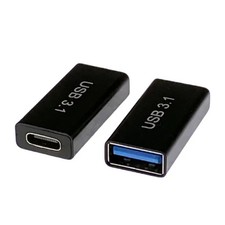 USB C to USB 3.0 Adapter (2 Pack),USB Type-C (Female) to USB A (Female) Coupl... picture