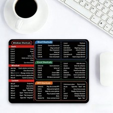 Python Cheat Sheet Mouse Pad: Essential Shortcut Desk Mat for Coders Developers picture