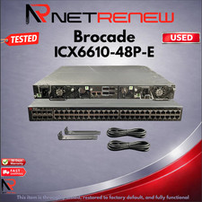 Brocade ICX6610-48P-E 48 Port Gigabit Switch 2x AC picture