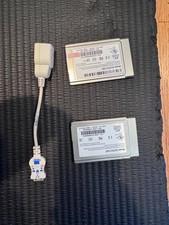 3Com Megahertz 10/100 LAN PC Card Lot - 3CCFE575BT CardBus + 3CCFE574BT + Dongle picture