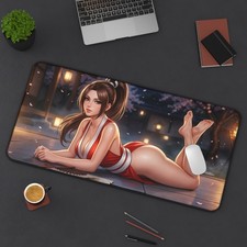 Mai Shiranui Mouse Pad, Fatal Fury Desk Mat, Gaming Pad XL picture