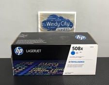 HP 508X (CF361X) Cyan High Yield Toner for HP M553 / M577 Printers New Open Box picture