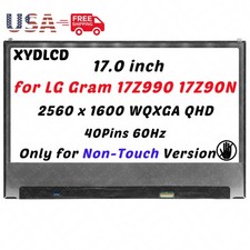 17.0in LP170WQ1-SPA1 LCD Display Screen Replacement IPS WQXGA QHD 40Pins 60Hz A+ picture
