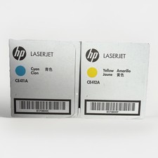 HP 305A LaserJet Genuine Toner Cartridge Cyan + Yellow HP LaserJet Pro 300, 400 picture