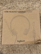 Logitech H570e USB Stereo Headset - Black (981-000574) picture