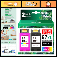 High-Quality 67XL Ink Cartridges Black & Color Combo Pack Replacement for Printe picture