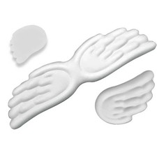 Shgxjjnb Angel Wing Wrist Rest, Wings Rest Medium, White picture