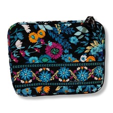 Vera Bradley Blue Floral Zipped Tablet Cotton Case picture