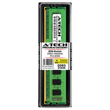 A-Tech 8GB PC3-8500U Desktop DDR3 1066 MHz Non ECC 240-Pin DIMM Memory RAM 1x 8G picture