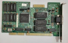 Trident 8916CX2/4/8 LC2 ISA Graphics Card (Trident TVGA8900C, 512KB, Retro, 1991) picture
