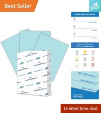 Pastel Blue Colored Paper, 20 lb, 8.5 x 11 | 500 Sheets, Sustainably Made picture