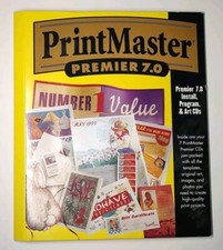 Vintage Print Master Premier 7.0 Win 95/NT Flawed Cover picture