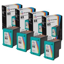 LD Replacement Ink Cartridges for HP C9361WN (HP 93) Tri-Color (4 Pack) picture