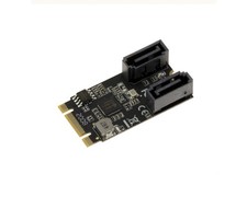 M2 Controller Card (M.2 NGFF) - 2 SATA Ports - M2 B B+M Key - JMB582 - PCIe 3.1 picture