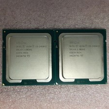 Matched pair Intel Xeon E5-2450 V2 E5-2450V2 2.5GHz 8 Core 20M SR1A9 LGA1356 CPU picture