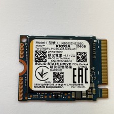 Kioxia KBG50ZNS256G 256 GB PCIe Gen4 30mm Solid State Drive - *See Crystal Disk picture