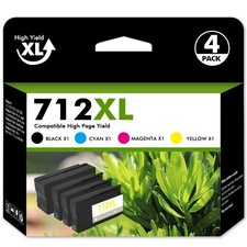 Ink Cartridge Compatible with 712 712XL DesignJet T210 T230 T630 T650 High Yield picture