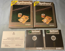 SYNTREND - Atari 400/800 Computer Synapse Software Disk COMPLETE in Box TESTED picture