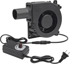 120Mm 12V BBQ Blower Fan ,120Mm X 32Mm Dual Ball Blower Fan 12V with 110V - 240V picture