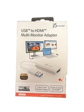 New j5Create USB to HDMI Multi-Monitor Adapter JUA254 Mac & Windows Compatible picture