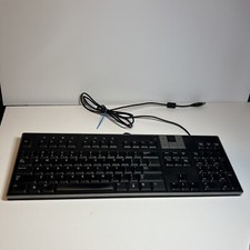 DELL Y-U0003-DEL5 Multimedia Wired Black Silver Keyboard USB U473D picture
