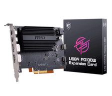 MSI USB4 PD100W Expansion Card Dual USB 4.0 Supports PCIe 4.0 x4 port picture