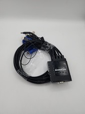 IOGEAR 4-Port USB KVM Switch with Cables and Remote GCS24U, Black picture