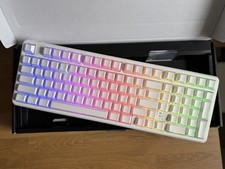 XVX M98 Wireless Mechanical Keyboard - White Prism picture