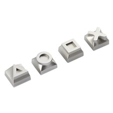 YMDK Metal Arrow Keycaps 4pcs Zinc Alloy Custom Mechanical Keyboard Caps picture