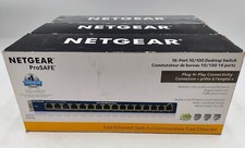 LOT OF 3 NetGear ProSafe FS116 16-Port 10/100 Desktop Switch picture