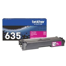 BROTHER GENUINE TN635M STANDARD YIELD TONER CARTRIDGE, 1 PACK - MAGENTA picture