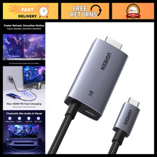 USB C to HDMI Cable 8K@60Hz, 140W PD Fast Charging, 6.6FT - High-Speed Adapter picture