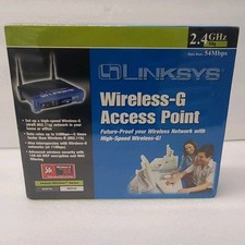 LINKSYS WIRELESS G WI-FI ACCESS POINT WAP54G 2.4GHZ 802.11G 54MBPS picture