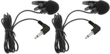 2 pcs Portable Lapel mic 3.5mm Audio with Voice Amplifiers S6 picture