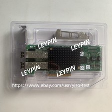 NEW HP AJ763A AJ763-63002 489193-001 EMULEX LPE-12002 WITH 2x AJ718A Transceiver picture
