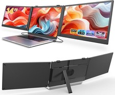 Laptop Screen Extender, 14'' FHD 1080P Ultra-Slim Triple Portable Monitor picture