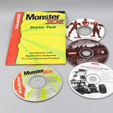 1998 Diamond Multimedia 3DFX Monster 3D II Starter Pack Vintage picture