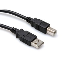Hosa USB-210AB High Speed USB Audio Interface Mic Cable Type A to Type B 10ft picture