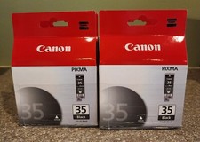 Lot of (6x) Genuine Canon Pixma 35 Black PGI-35 3518K21 Ink Sealed in Box picture