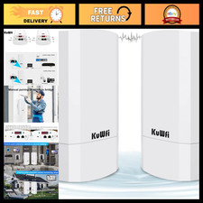 300Mbps Wireless Bridge Outdoor CPE Kit - 2-Pack WiFi Point to Point System picture