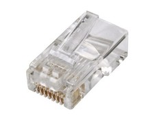 Ideal 85-372J CAT5e Feed-Thru Modular Plugs, 100/Jar picture