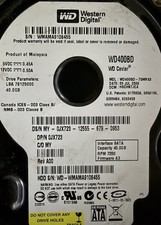Western Digital WD400BD 40GB 7200RPM 3.5 SATA HDD Tested Wiped SMART Good picture